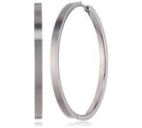 Boccia - 0508 - 01 - Boucles d'oreilles créoles Femme - Titane