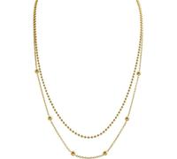 Boccia 08066-02 Collier femme titane doré