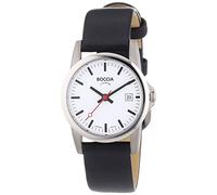 Boccia - 3080-07 - Montre Femme - Quartz Analogique - Bracelet Cuir Noir