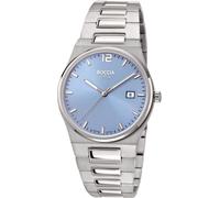Boccia 3357-01 Montre dame titane bleu glacier