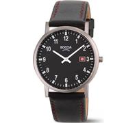 Boccia Titane 3662-03 Titan Montre Ø37mm Noir/Rouge