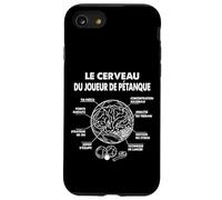 Boccia Boule Le Cerveau du Joueur de Pétanque Boules Drôle Coque pour iPhone SE (2020) / 7/8