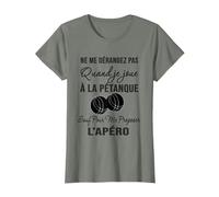 Boccia Humour Ne me dérangez Pas Quand Je Joue à la pétanque T-Shirt