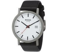 Boccia Montre Homme Analogique Quartz avec Bracelet en Cuir - 3538-01