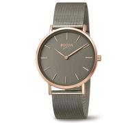 Boccia Titane 3273-08 Montre Femmes Rosé Plaqué Or/Anthracite