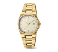 Boccia Titane 3348-02 Montre Femme Superplateau Verre Saphir Couleur Or Ø32mm