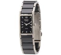 Boccia Montre femme 3201-02 – Quartz analogique – Bracelet différents matériaux, Noir