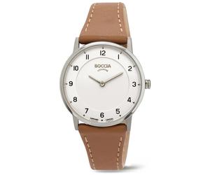 Boccia Titanium 3254-01 - Unisex - 32 mm - Analogique - Quartz - Verre saphir