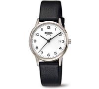 Boccia Montre 3310-01 analogique à quartz pour femme – Bracelet cuir véritable noir