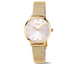 Boccia Titanium 3345-03 - Femme - 28 mm - Analogique - Quartz - Verre saphir