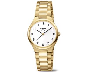 Boccia Titanium 3347-03 - Femme - 30 mm - Analogique - Quartz - Verre saphir