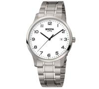 Boccia Titanium 3620-01 - Homme - 39 mm - Analogique - Quartz - Verre minéral