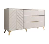 Boccioni - buffet bas - beige - 154 cm - Beige