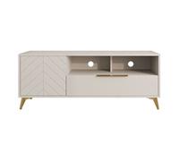 Boccioni - meuble tv - beige - 150 cm - Beige Beige G