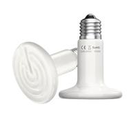 Bocguy 2 Pièces lampe chauffante terrarium,50W lampe chauffante pour reptiles, céramique Heat Emitter Pour reptiles, lézards, serpents, poules, chiens, chats Blanc