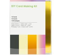 Bocguy Lot de 12 cartes à utiliser pour Cricut Joy, avec enveloppes, pour cadeaux, cartes de vœux, invitations