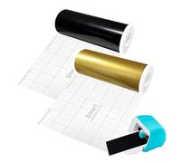 Bocguy Smart Vinyl Permanent pour Cri-cut Joy, 14 cm x 200+200cm Film vinyle traceur, traceur de film de transfert pour ordinateurs portables, téléphones, murs et plus encore