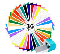 Bocguy Smart Vinyl Permanent pour Cri-cut Joy, 140mm*305mm Film de Transfert pour Traceur Vinyle pour Décalcomanies,Panneaux et Murs