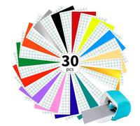 Bocguy Smart Vinyl Permanent pour Cri-cut Joy, 14cm*30.5cm Film de Transfert pour Traceur Vinyle pour Décalcomanies,Panneaux et Murs