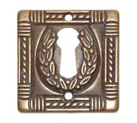 BOCHE POUR MEUBLES '5038/A8' mm 34x35 - Patiné antique