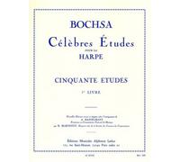 BOCHSA CH. - 50 ETUDES OP34 VOLUME 1- HARPE