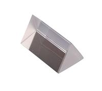 Bocideal 1 x prisme triangulaire en verre optique de 5 cm pour l'enseignement de la physique.