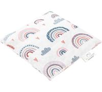BocioLand Grand coussin chauffant avec pépins de cerise, Arc-en-ciel - pastel