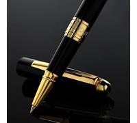 Bociyer Stylo roller à encre liquide Stylo de recharge d'encre noire, Meilleur coffret cadeau de stylos à bille, Stylos pour l'école, Stylos de bureau, Stylo signature, Stylos sympas, Stylo 0,5 mm