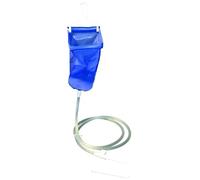 Bock Lavement Flexible, 2 litres, Kit d'Irrigation Médicale Bleu