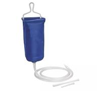 Bock Lavement Flexible, Kit d'Irrigation Médicale Bleu avec Tuyau et Support, Système de Nettoyage pour Usage Médical