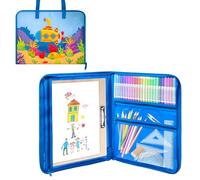 Boczif Sac fourre-tout pour portefeuille d'art, 45,7 x 35,6 cm pour l'organisation des étudiants, étui de transport pour peinture, stylo, illustration, croquis, papier à dessin, fournitures