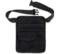 Boczif Serveuse Tablier Serveur Tabliers Serveur Pochette Restaurant Taille Tablier Argent Sac avec Poches Porte-Tablette et Boucle de Ceinture réglable pour Femmes Hommes