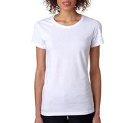BOD HOME, Lot de 1 ou 2 t-shirts à manches courtes pour femme, 100 % coton, respirant et léger, huit couleurs unies, confortable et doux, T-shirt basique décontracté, tailles S, M, L, XL, XXL, blanc,