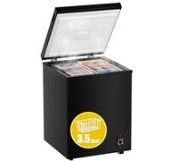 Bodacious - Congélateur de poitrine 3,5 cubes - Congélateur compact à faible consommation et silencieux petit profond avec température réglable pour appartements et véhicules récréatifs