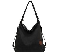 Bodage Sac à Dos Convertible à Toile de Capacité 13.4x13.4x6.7 - Sac à Bandoulière Vintage avec Glissière