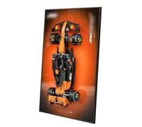 Bodamaike pour Lego Technic 42228 McLa /ren MCL39 F1 Plaque Murale de Voiture Compatible avec écran Le/Go Car Display Idée Cadeau pour Les Amateurs de Support Mural Le /go