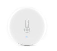 Boddceto Capteur Intelligent de TempéRature et D'Humidité Tuya Smart ZigBee 3.0 SéCurité AlimentéE par Batterie avec L'Application Tuya Smart Life (C)