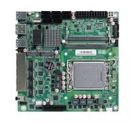 Boddceto Carte Mère Mini ITX B760 NAS Processeur Maison LGA1700 CPU 2xDDR5 4xi226 2.5G 2xM.2 NVME 8xSATA Qnas Firewall Serveur