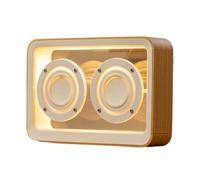 Boddceto Enceinte Bluetooth Rétro Transparente Connexion Barre de Son Stéréo Bluetooth Lecteur de Musique MP3 sans avec Veilleuse A