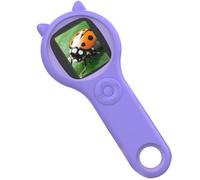 Boddceto Microscope pour Enfants - Microscope Numérique à Loupe Portable pour Enfants, Éducatifs Scientifiques Violets