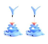 Boddceto pour, Plateau Tournant, Balles avec Balles, Chaton Interactif, Amusant, Exercice Physique Mental, Puzzle