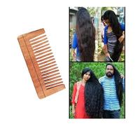 Bode Peigne en bois de margousier | Ensemble de peignes à cheveux pour homme et femme | Peigne en bois de margousier kachi pour femme | Peigne en bois pour la croissance des cheveux | Kanghi pour