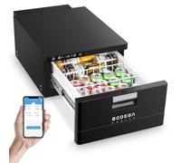 BODEGA COOLER Réfrigérateur à tiroir 12 V, 31 l pour camping-car, congélateur avec contrôle par application, réfrigérateur portable (-15,6 °C à 20 °C), refroidisseur de voiture pour voyage, camping