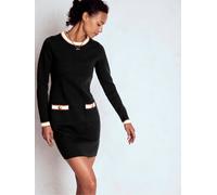 Boden Boden Black Petite Holly Knitted Dress Black 36