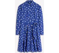 Boden Boden Blue Alexa Long Sleeve Short Dress Blue EU 42 Regular (UK 14 R)