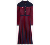 Boden Boden Blue Bronte Knitted Rib Shirt Dress Blue EU 40 Regular (UK 12 R)