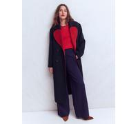 Boden Boden Blue Cocoon Wool Coat