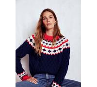 Boden Boden Blue Eleanor Fair Isle Jumper