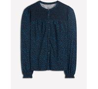 Boden Boden Blue Elsa Smocked Yoke Jersey Shirt Blue 12