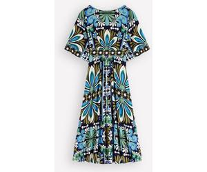 Boden Boden Blue Imelda Kimono Jersey Dress Blue 38